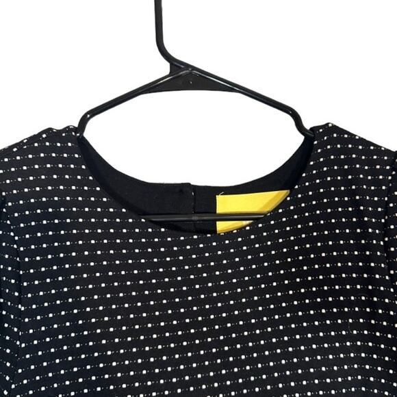 Maeve Back Polka Dot Short Sleeve Lined T-Shirt Dress Women Sz XS - Picture 4 of 9